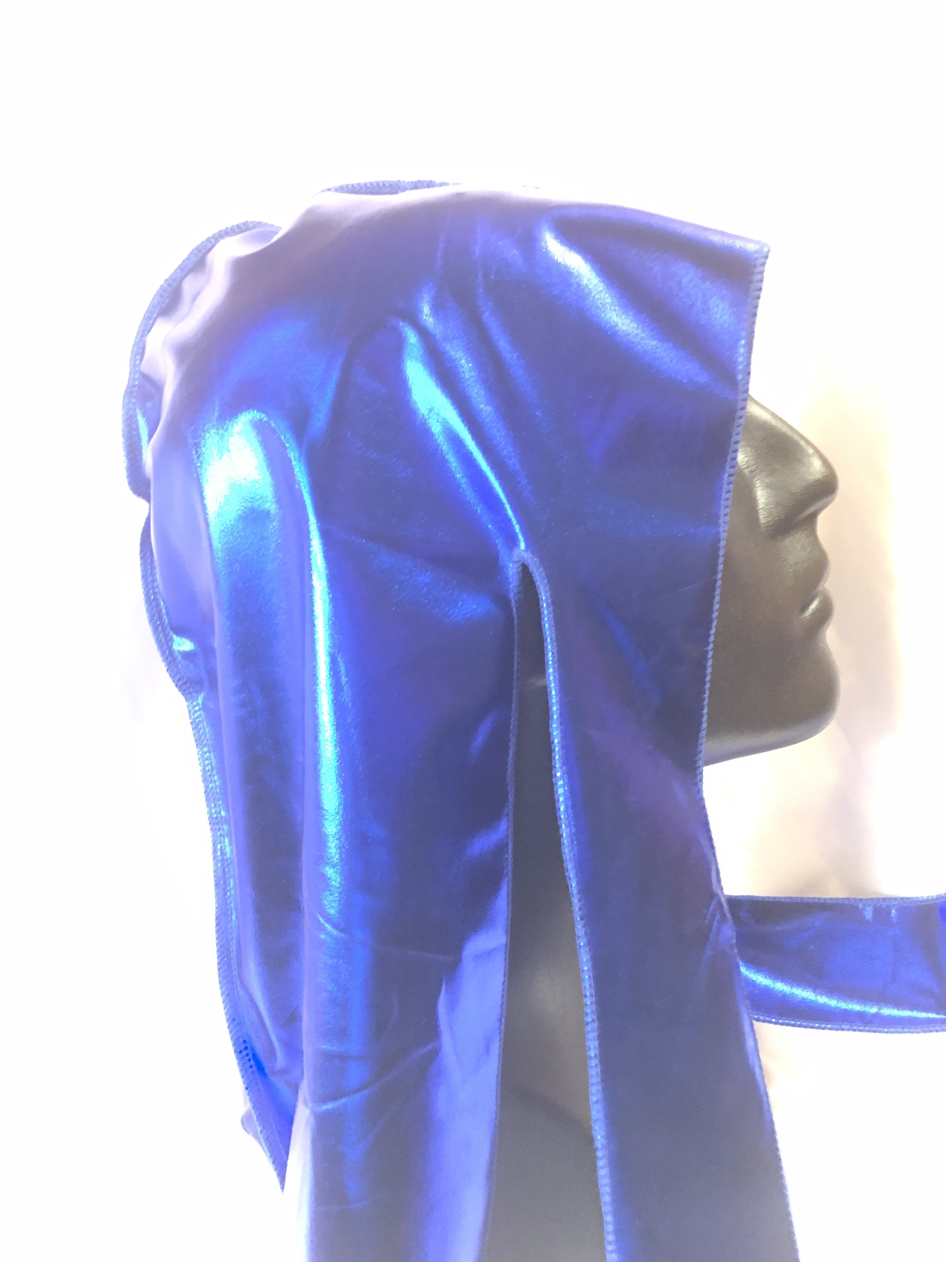 Silk DuRags Royal Blue Holographic DuRag – Silk DuRags